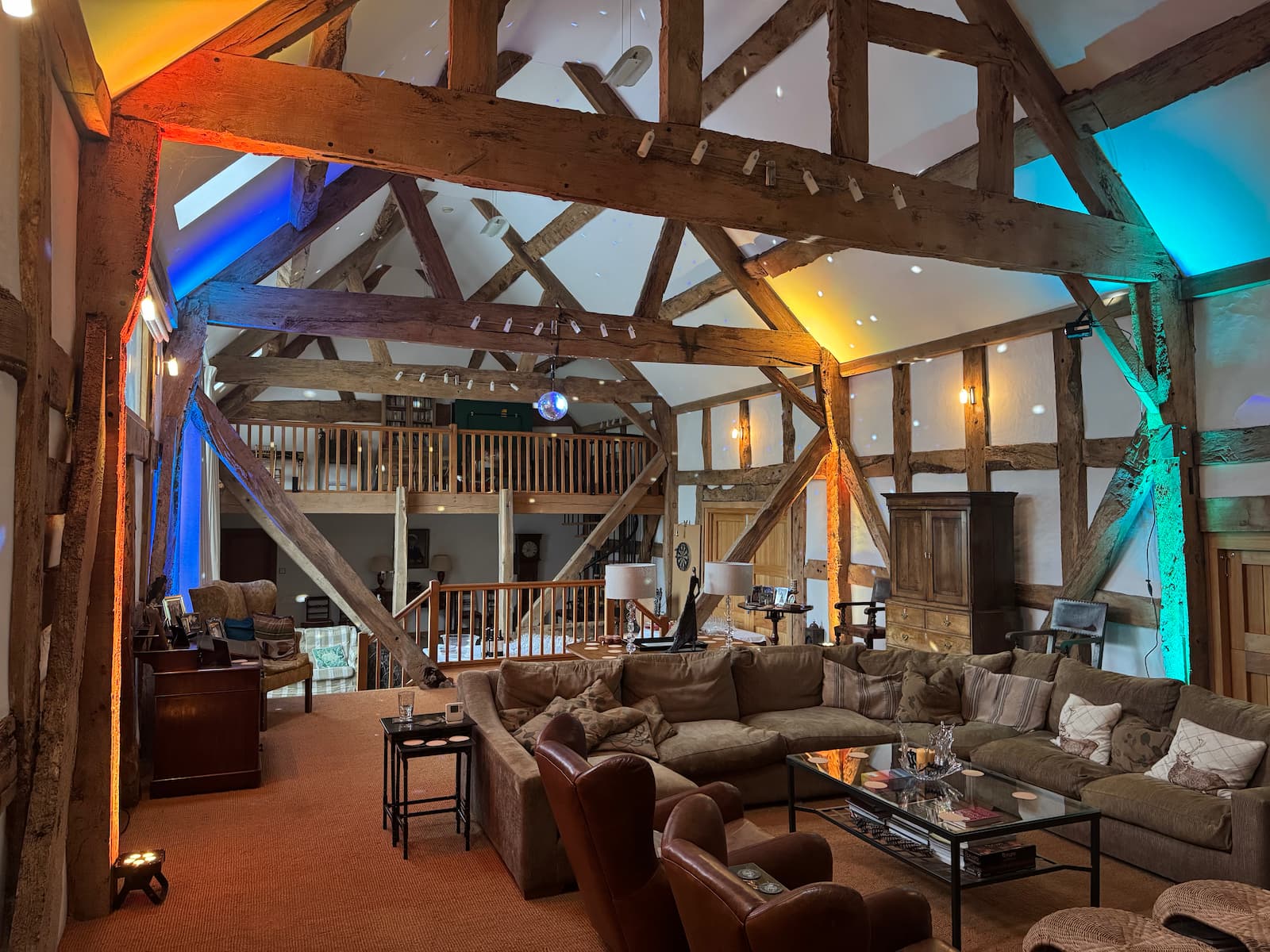 Sound and lighting event by Area Entertainments, Herefordshire