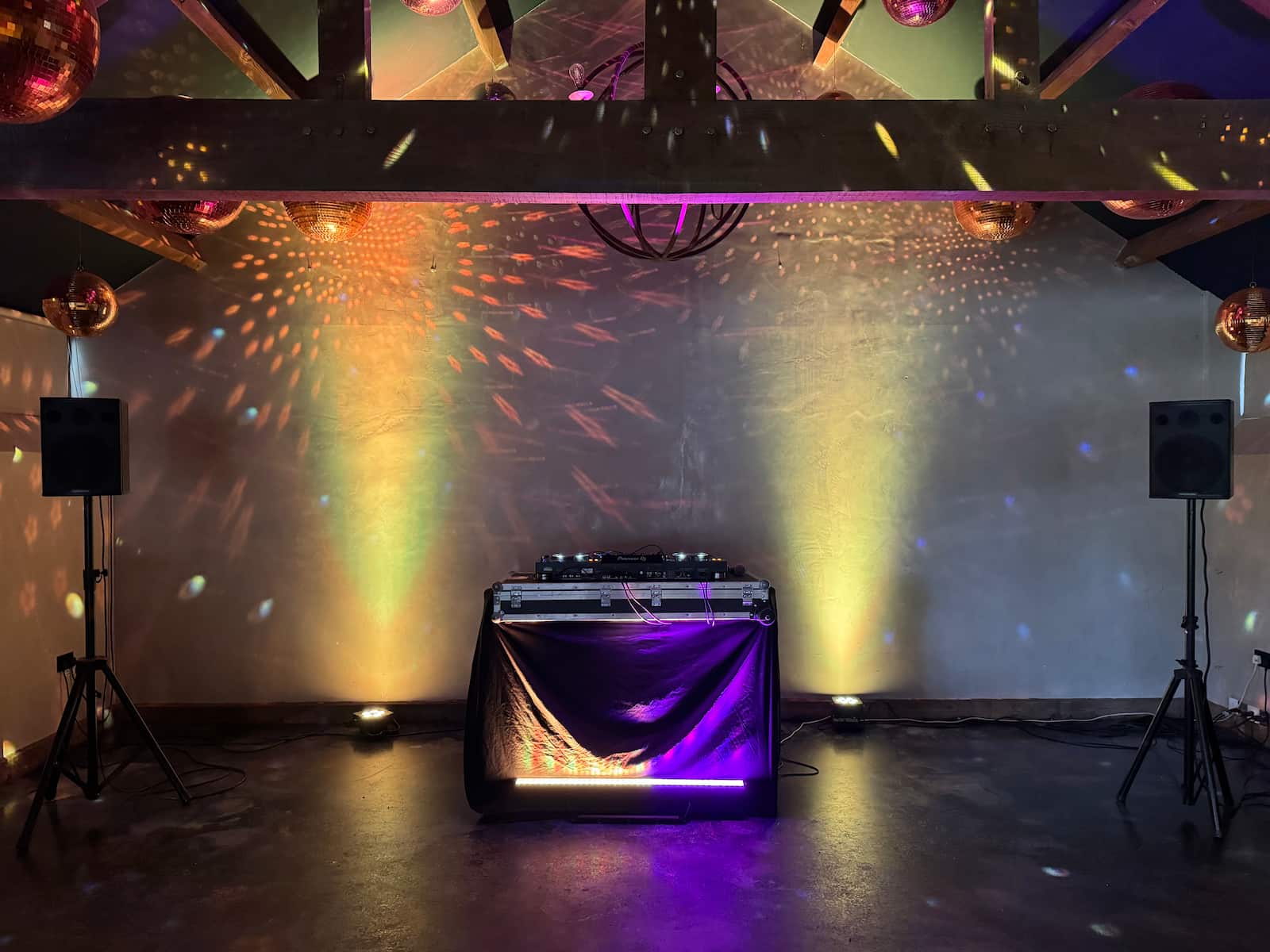 Sound and lighting event by Area Entertainments, Herefordshire